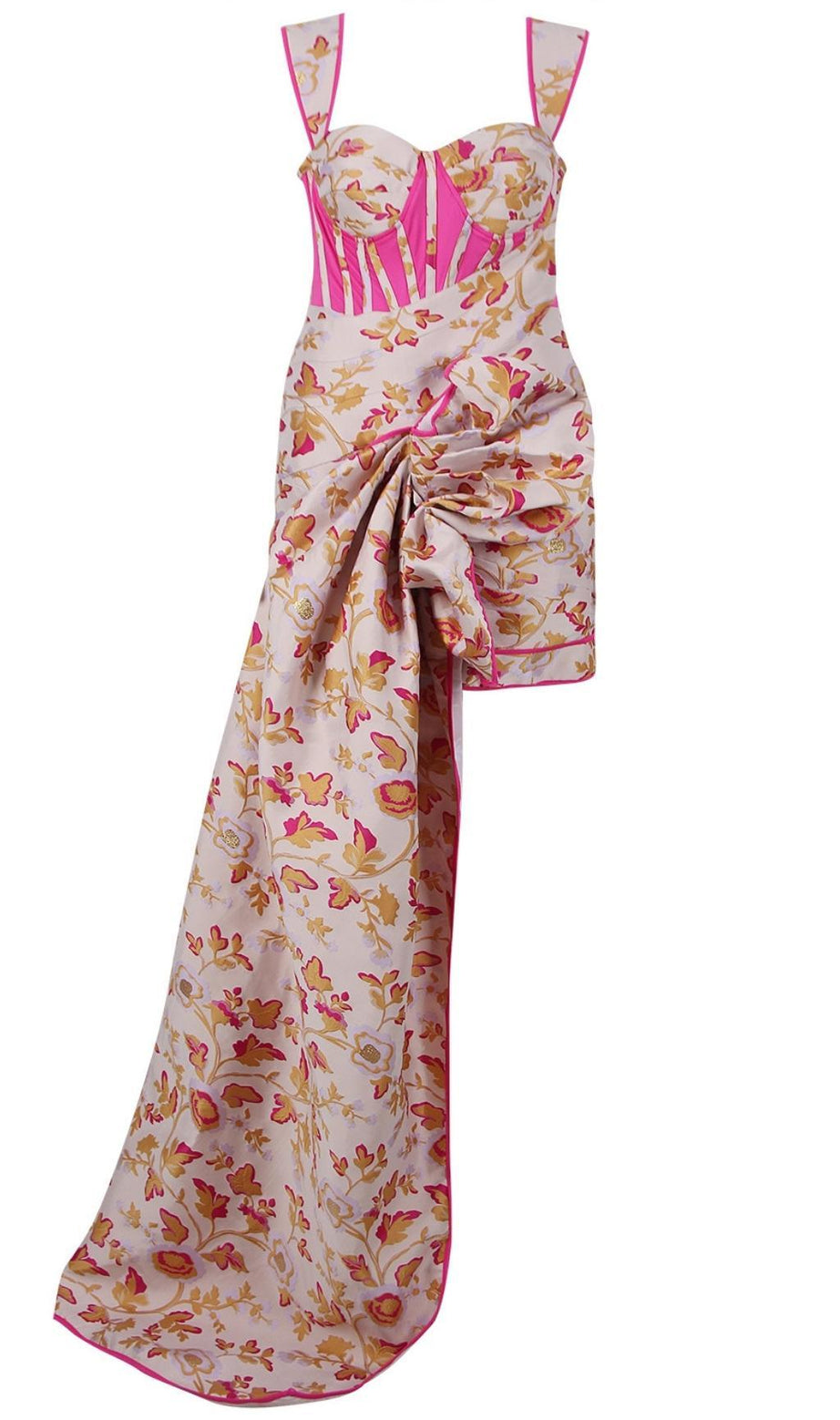 MINI ABITO JACQUARD FLOREALE