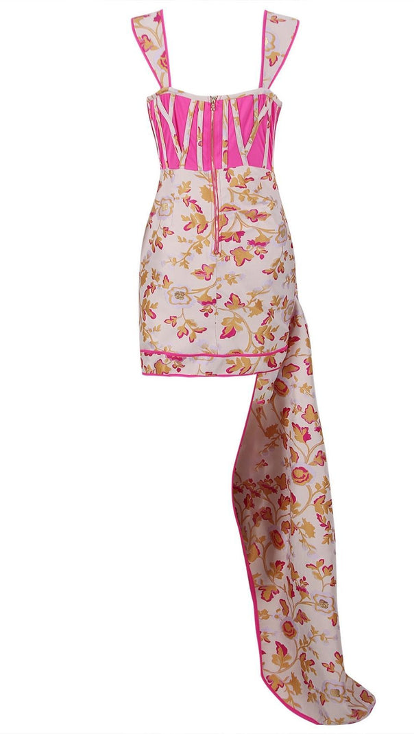 AIIZIE FLORAL JACQUARD MINI DRESS - product image