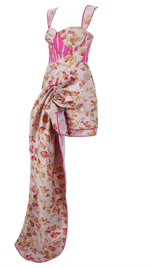 AIIZIE FLORAL JACQUARD MINI DRESS - product image