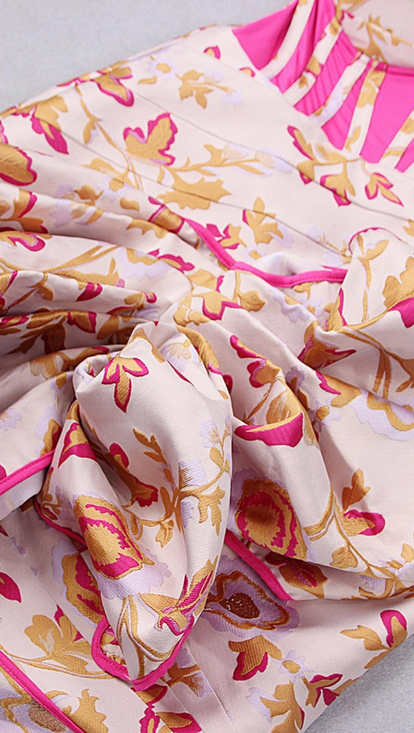 AIIZIE FLORAL JACQUARD MINI DRESS - product image