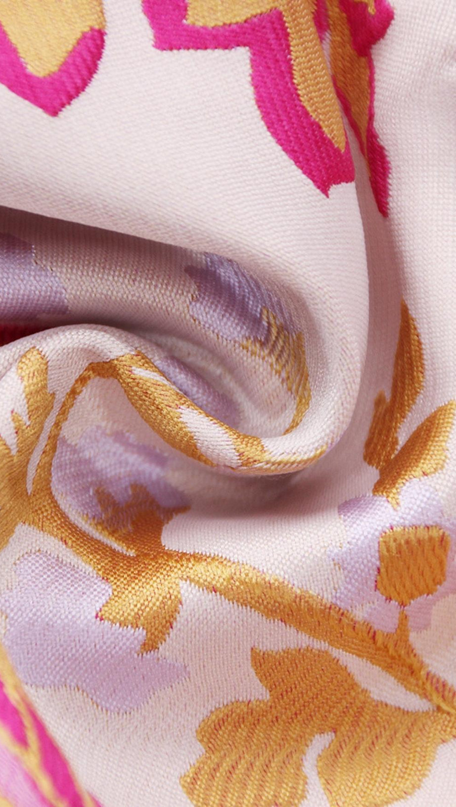 FLORAL JACQUARD MINI DRESS