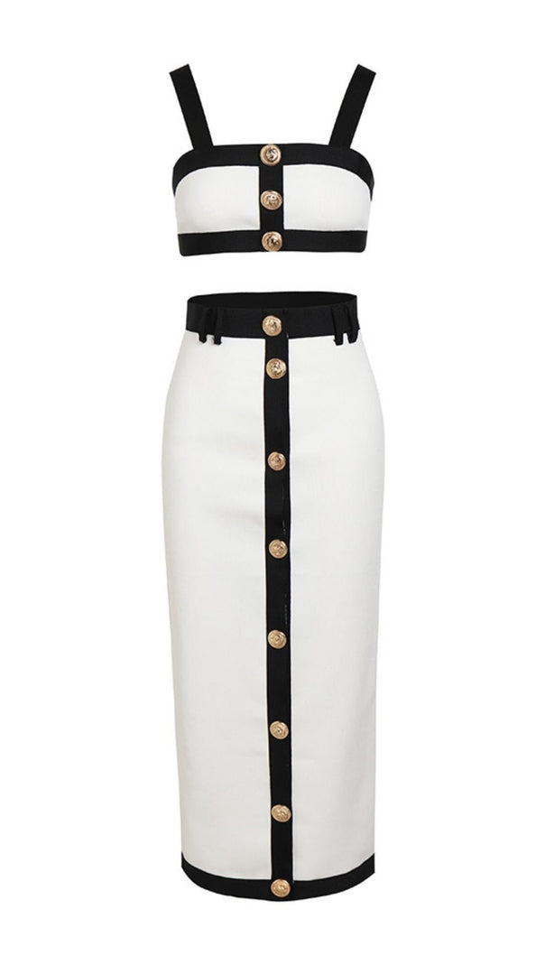 AIIZIE BANDAGE MAXI DRESS TWO PIECE SET - product image