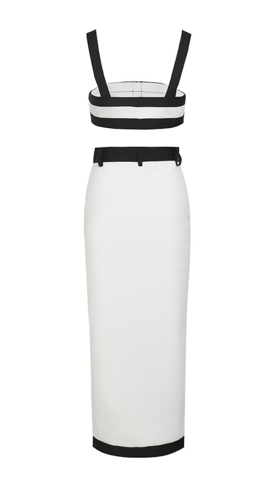 BANDAGE MAXI DRESS TWO PIECE SET