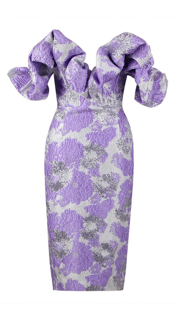 AIIZIE STRAPLESS MIDI DRESS - product image