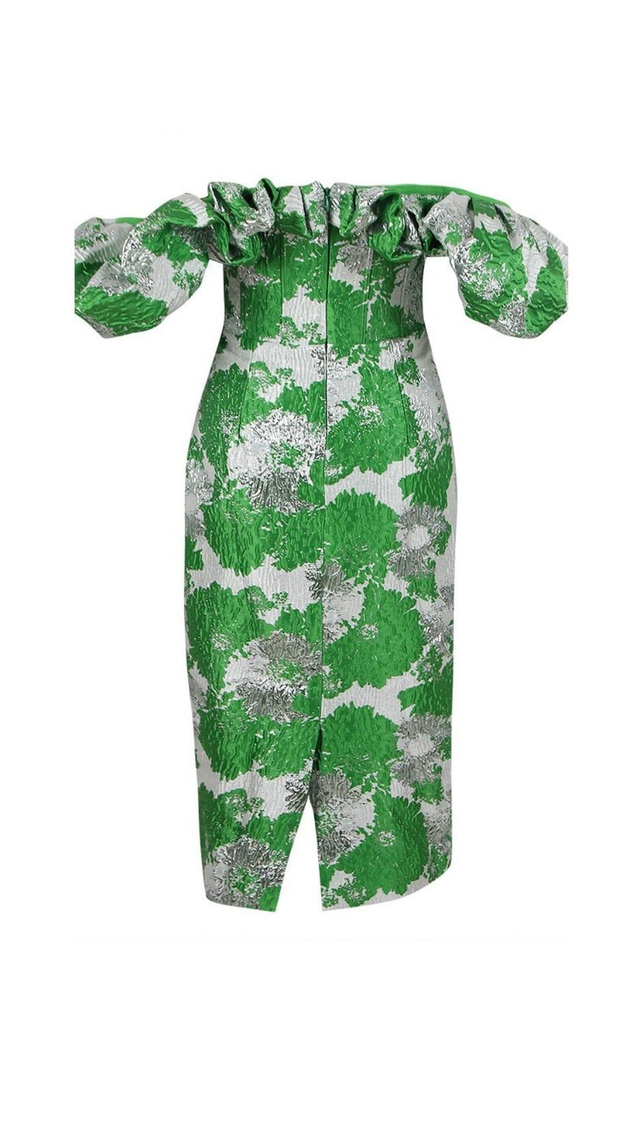 STRAPLESS MIDI DRESS