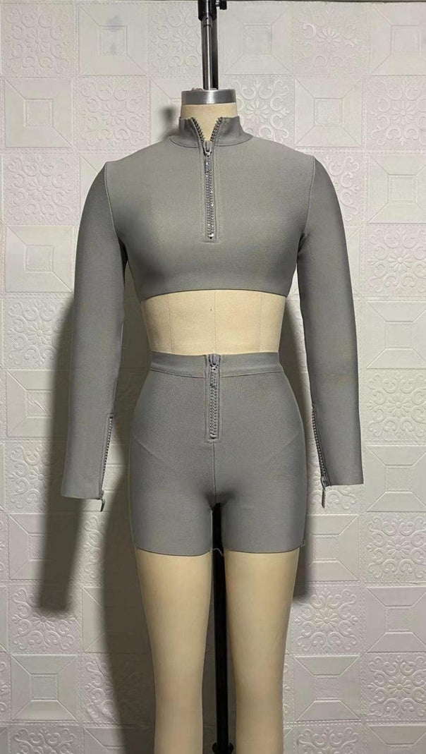 AIIZIE SPORT TWO-PIECE SET IN GREY - product image