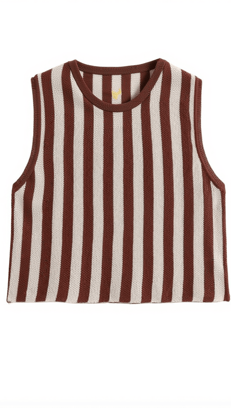 EURYDICE STRIPE KNITTED PANTS SET