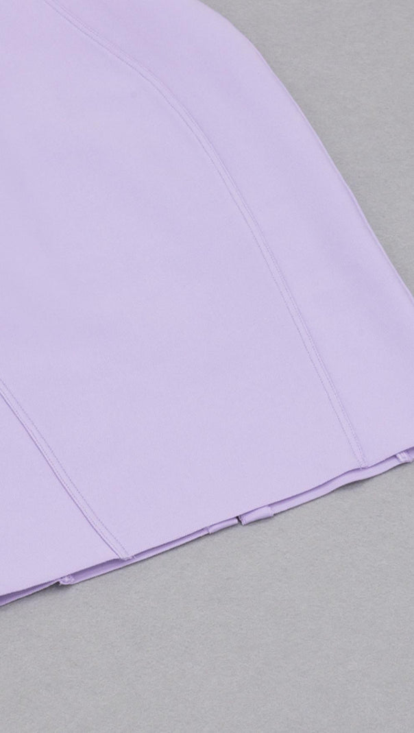 AIIZIE TIGHT MINI DRESS IN PURPLE - product image