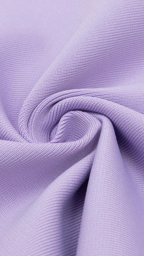 AIIZIE TIGHT MINI DRESS IN PURPLE - product image