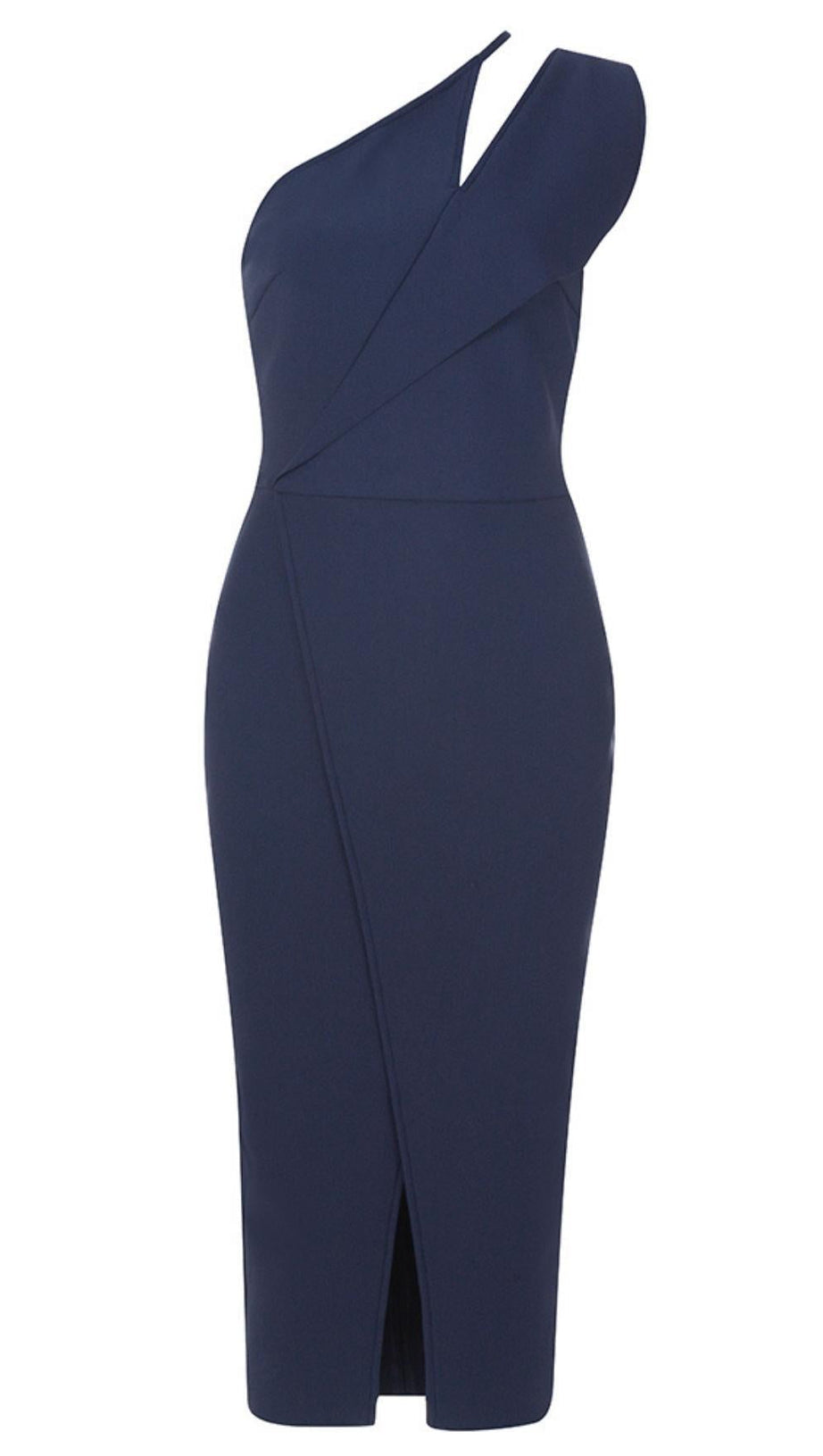 GESPLITTES MIDIKLEID IN BLAU