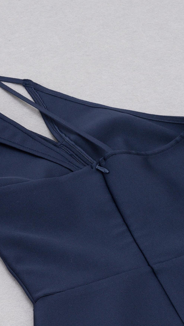 AIIZIE SPLIT MIDI DRESS IN BLUE - product image