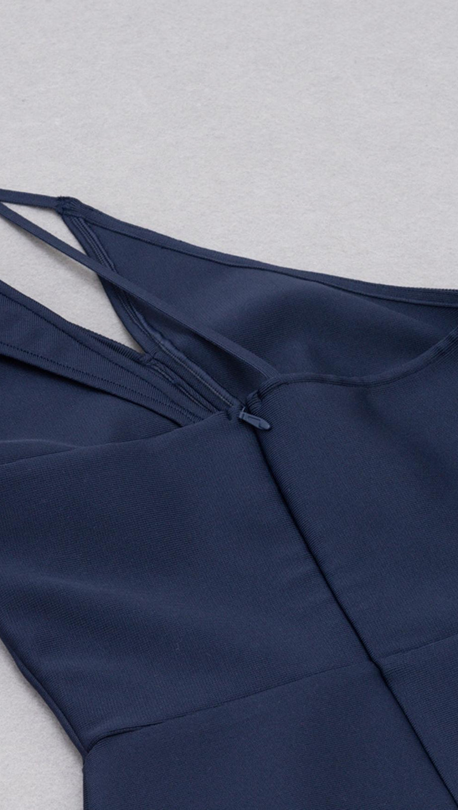 SPLIT MIDI DRESS IN BLUE