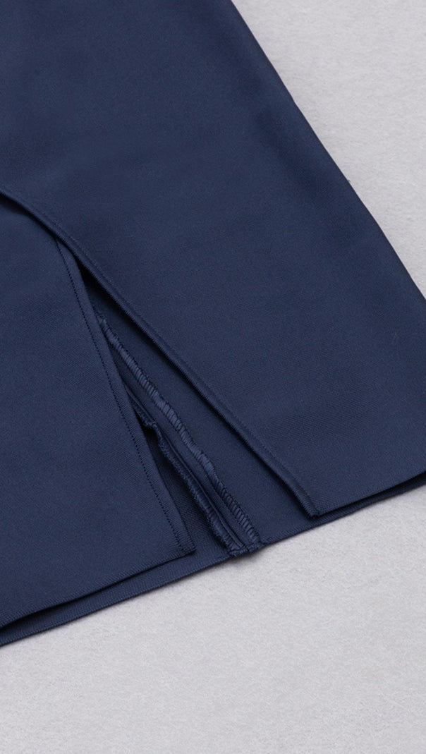 AIIZIE SPLIT MIDI DRESS IN BLUE - product image