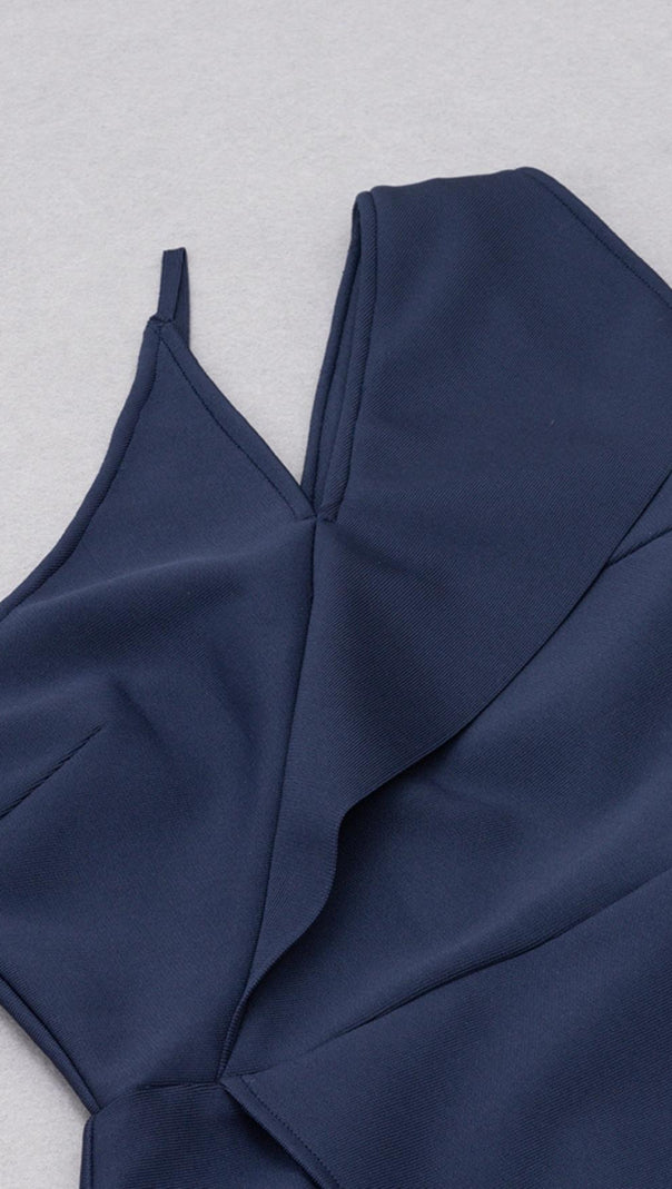 AIIZIE SPLIT MIDI DRESS IN BLUE - product image