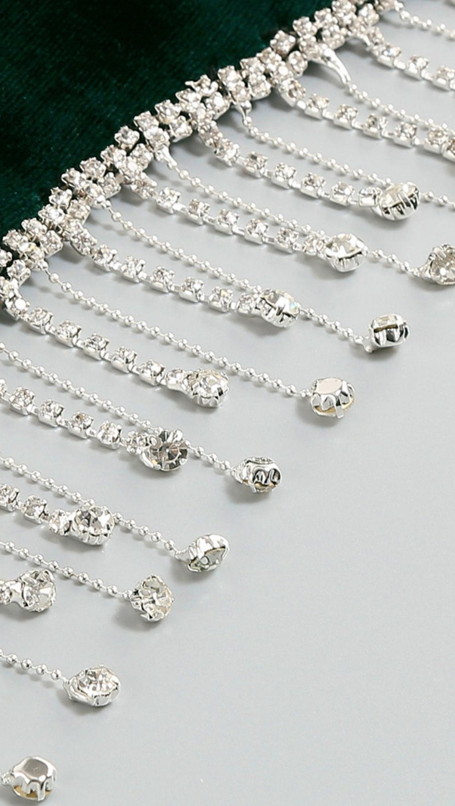 TWO-PIECE MINI DRESS IN GREEN