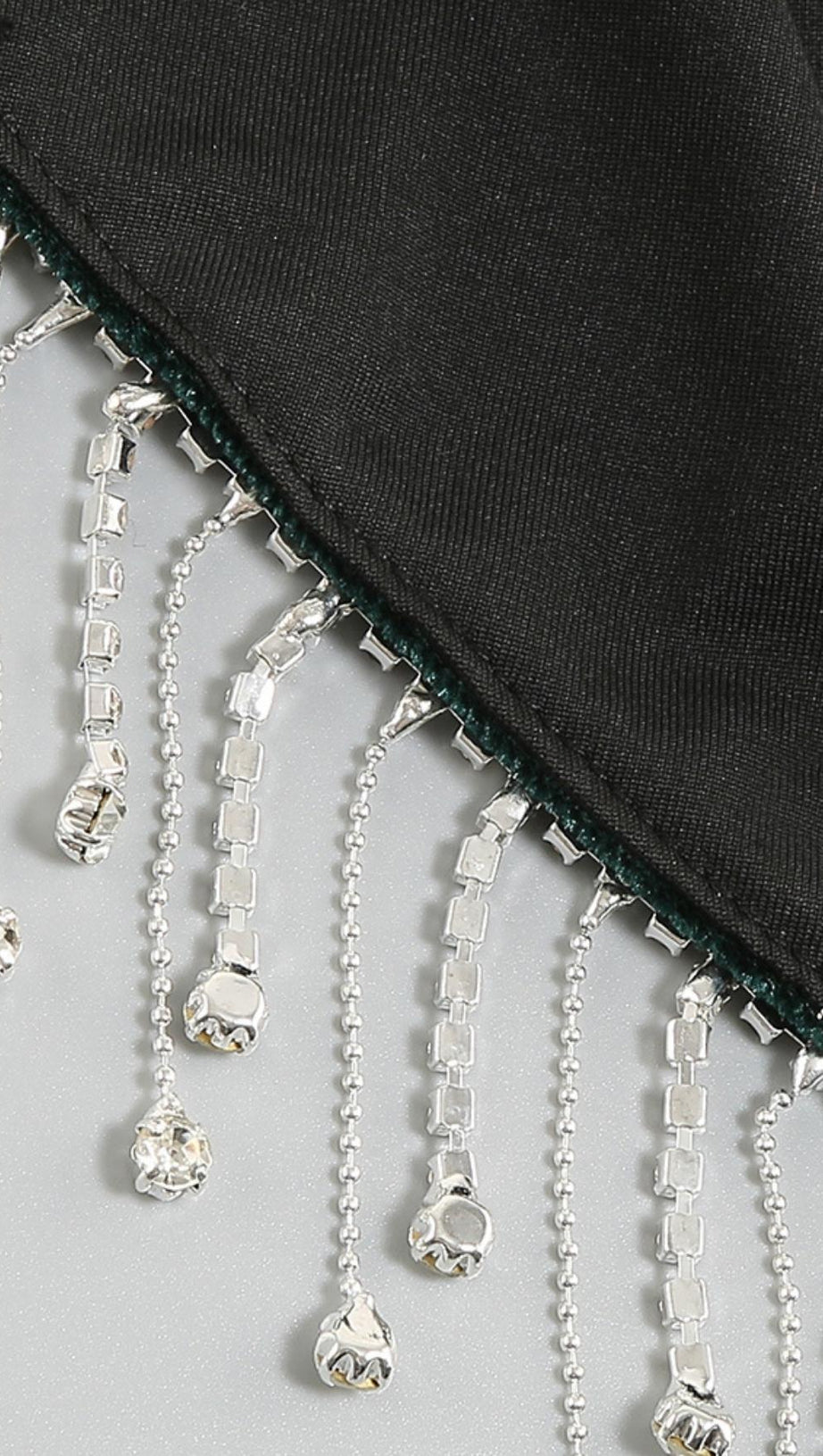 TWO-PIECE MINI DRESS IN GREEN