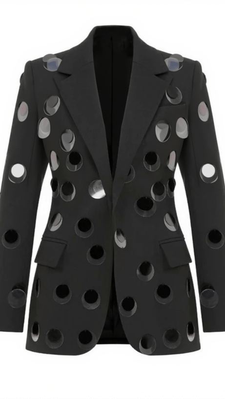 ROMEE LONG SLEEVE SEQUIN BLAZER