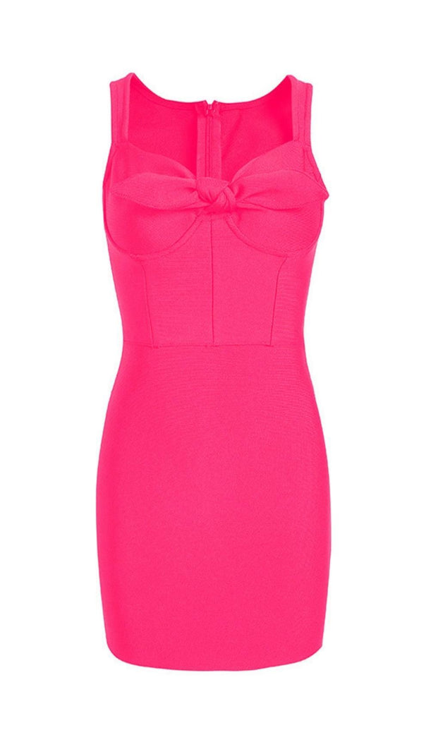 AIIZIE CHAIN MIDI DRESS IN PINK - product image