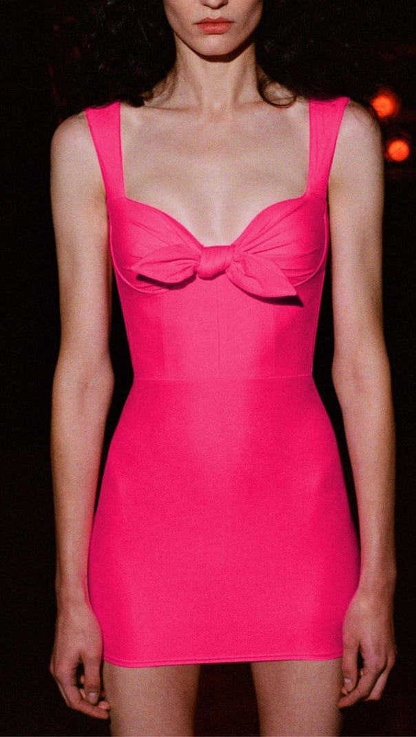 AIIZIE CHAIN MIDI DRESS IN PINK - product image