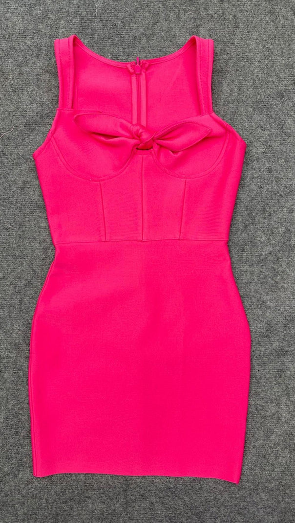 AIIZIE CHAIN MIDI DRESS IN PINK - product image