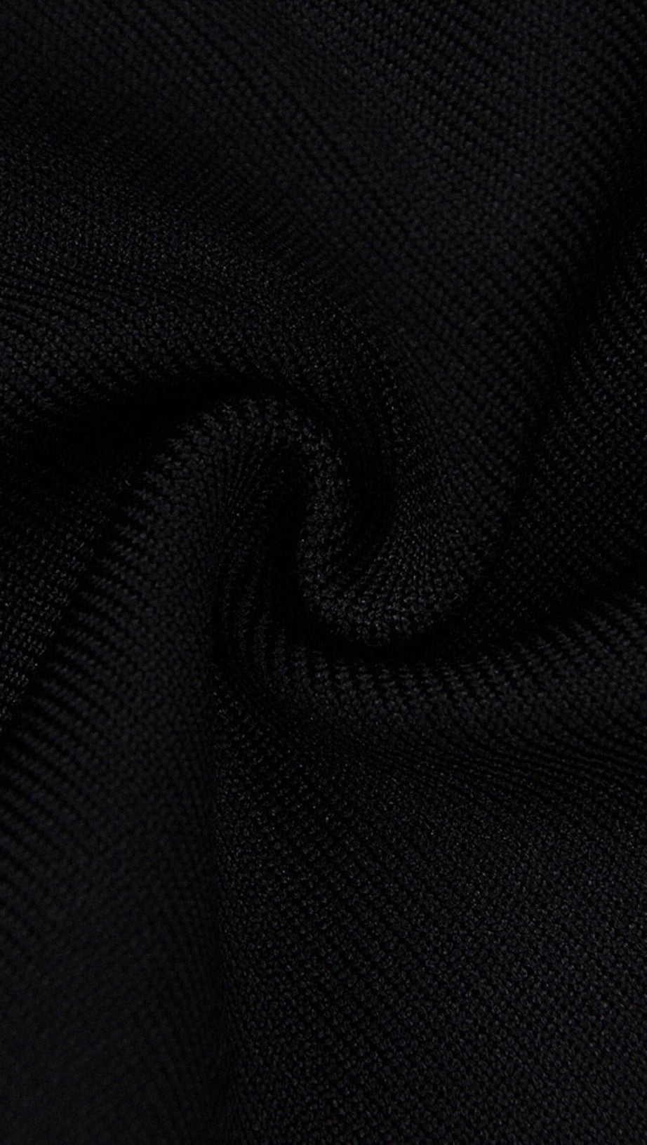 SHOULDER STRAPS MINI DRESS IN BLACK