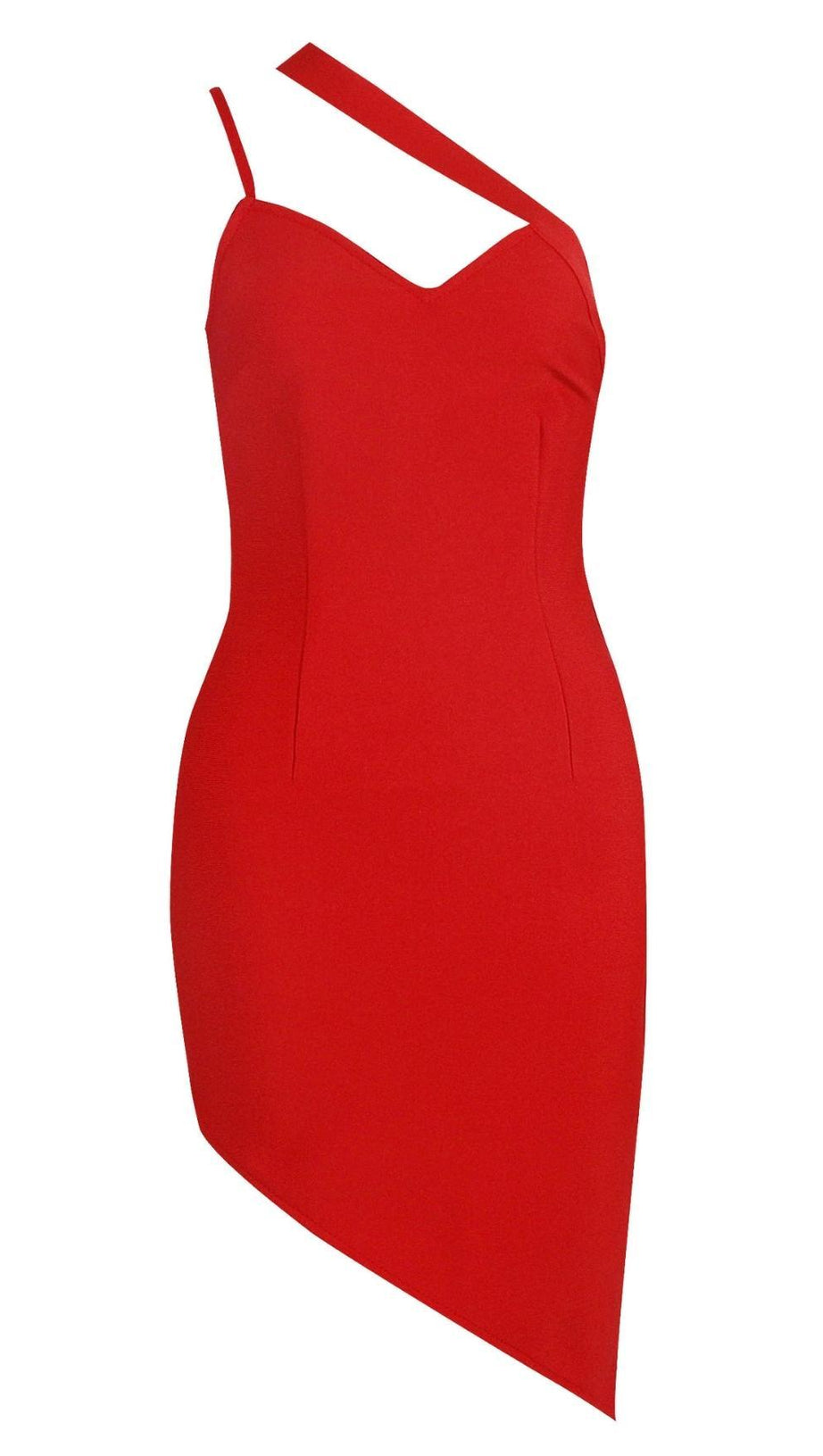 SHOULDER STRAPS MINI DRESS IN BLACK