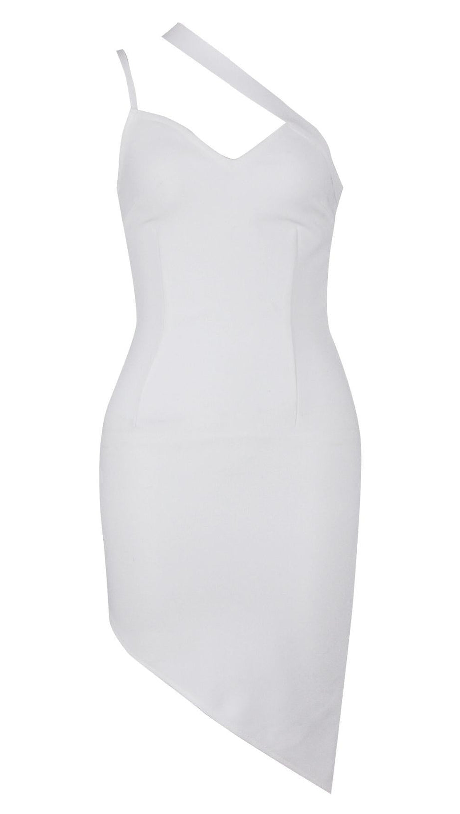 SHOULDER STRAPS MINI DRESS IN BLACK