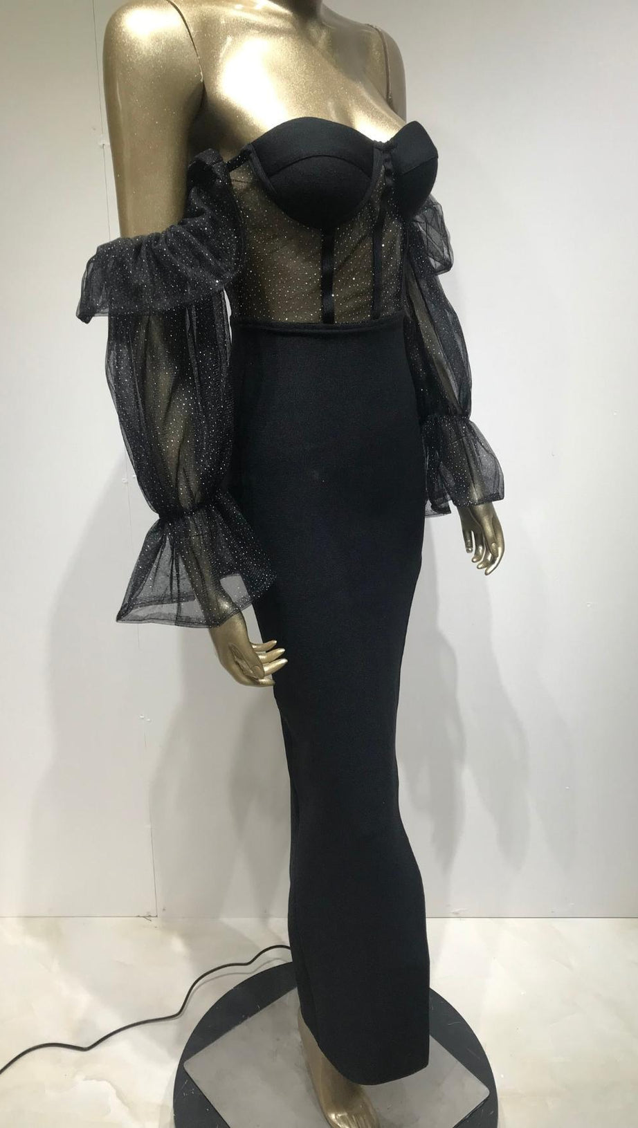 STRAPLESS MAXI DRESS