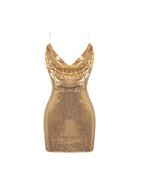 Lloyd Spaghetti Sequin Mini Dress