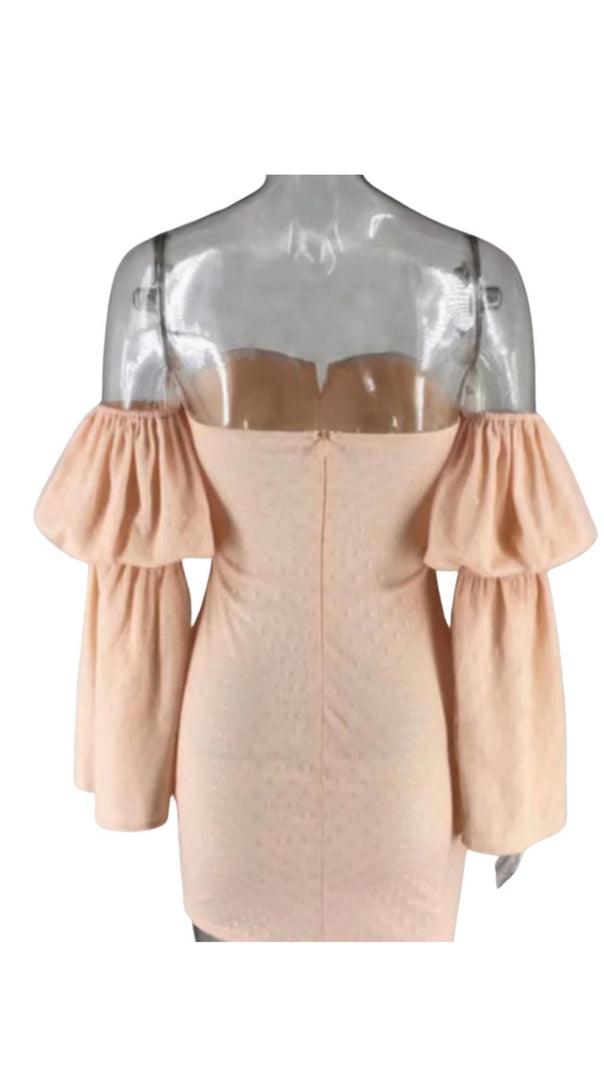 AIIZIE STRAPLESS MINI DRESS IN PINK - product image