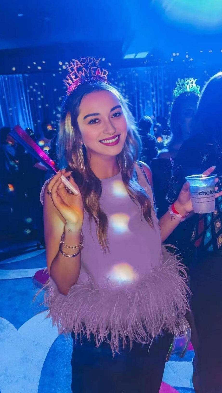 FEATHER TOPS IN LAVENDER