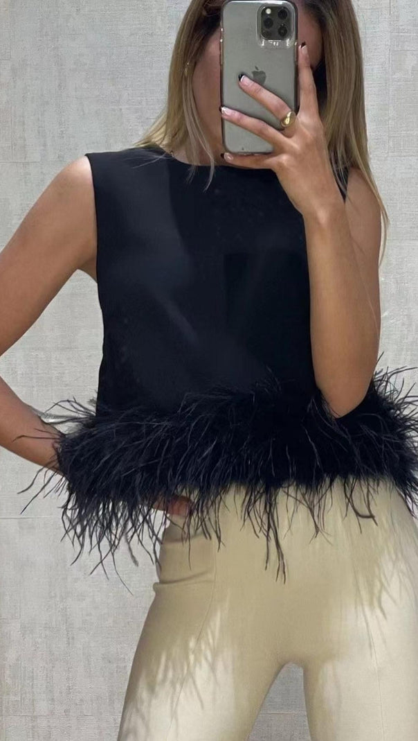 Feather Tops in Lavender
