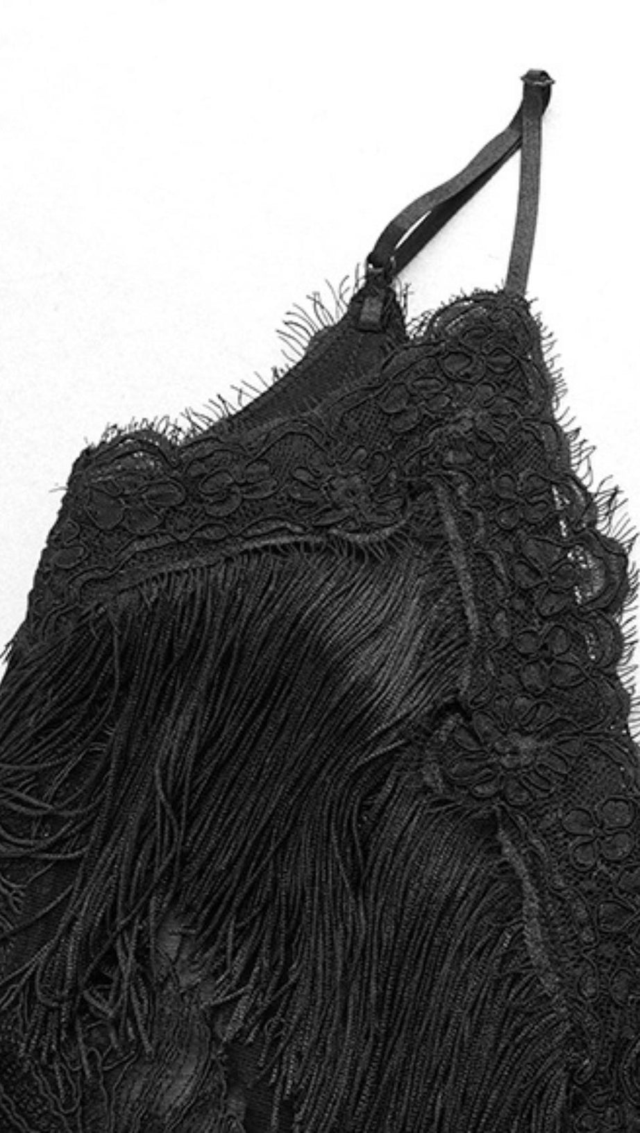 TASSEL LACE MINI DRESS IN PINK