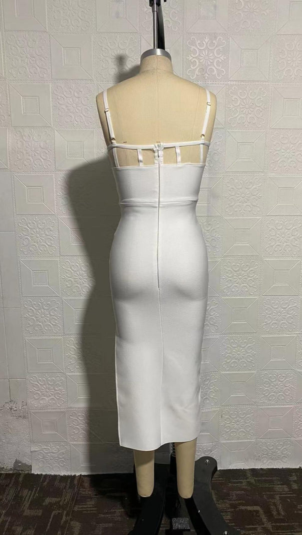 AIIZIE BANDAGE MAXI DRESS IN WHITE - product image
