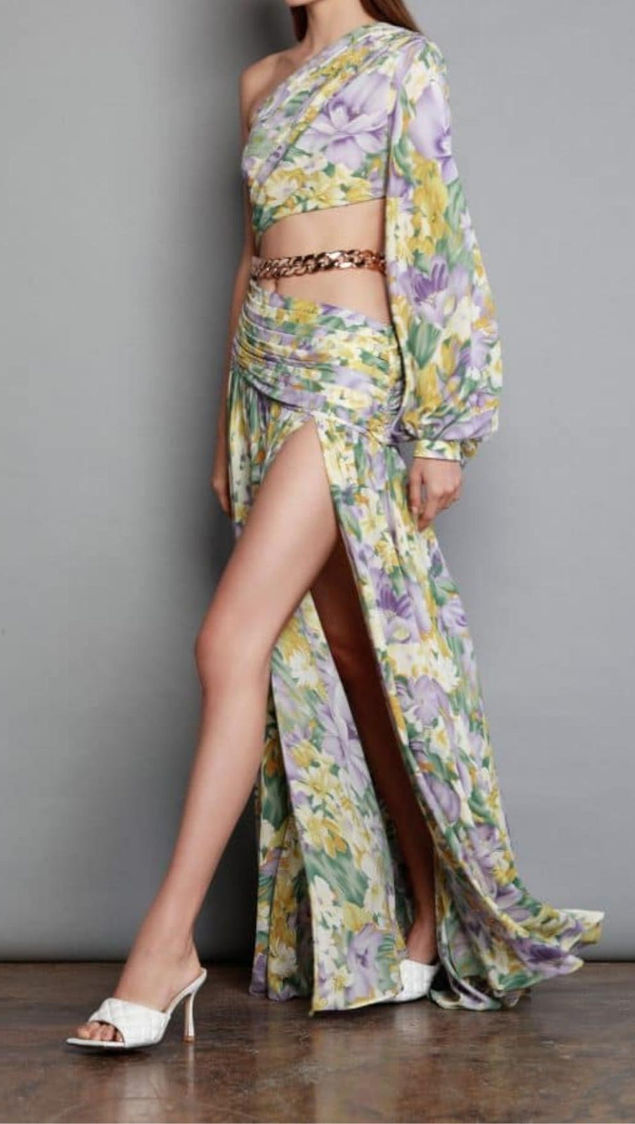 LONG SLEEVE MAXI DRESS IN COLORS