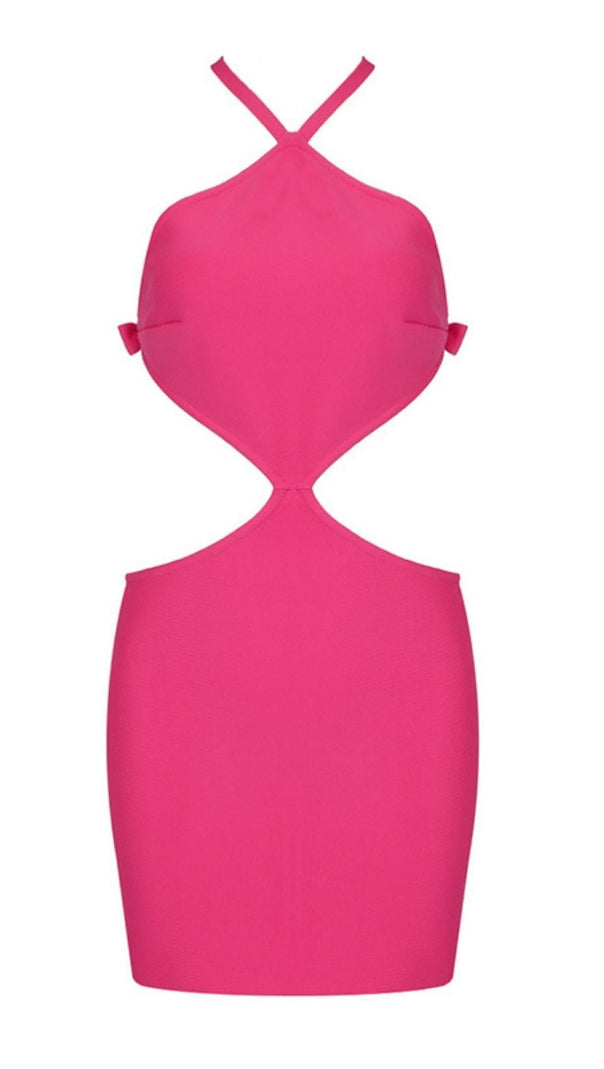 AIIZIE CORSET MINI DRESS IN PINK - product image