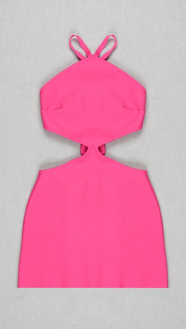 AIIZIE CORSET MINI DRESS IN PINK - product image