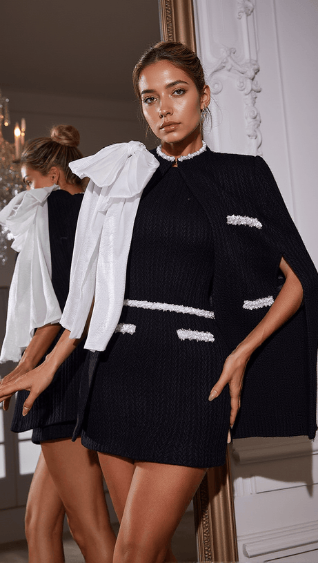 ARISTOTLE CORDED BOW CAPE SET