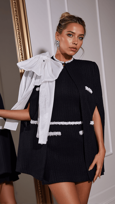 ARISTOTLE CORDED BOW CAPE SET