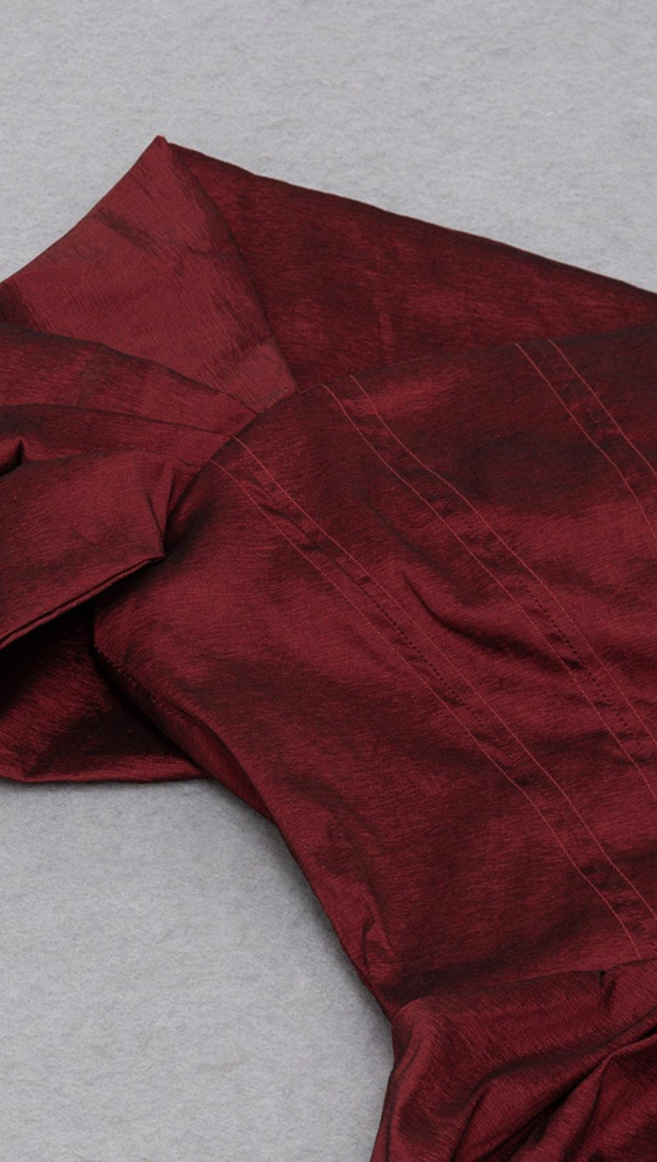 ONE SHOULDER MAXI DRESS IN RED