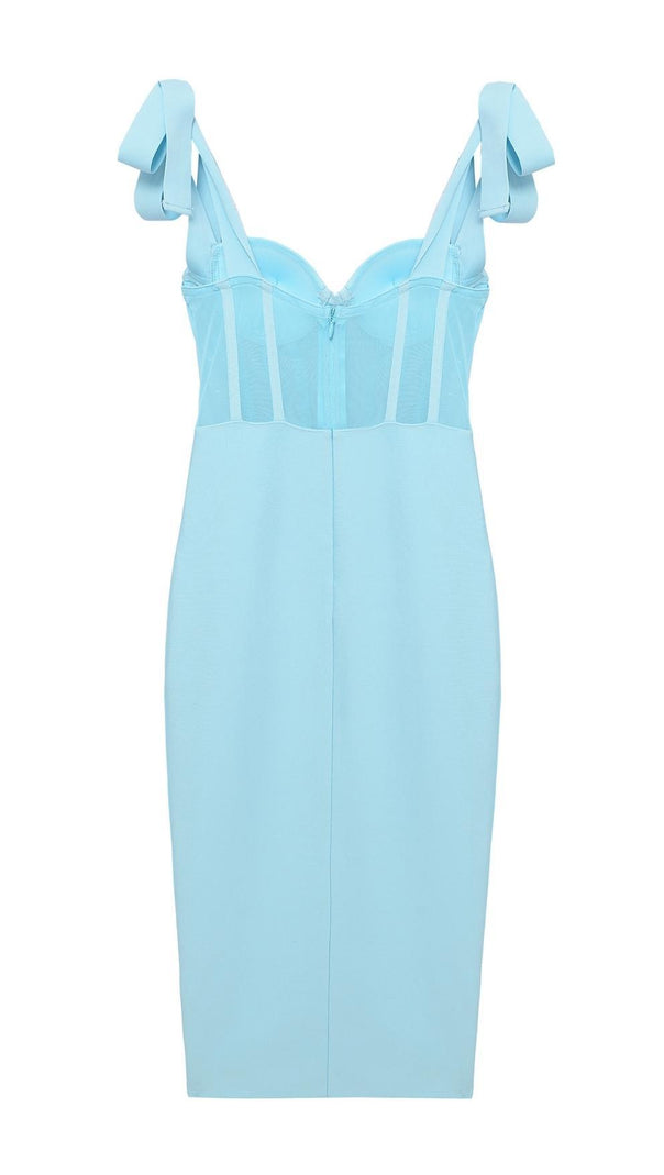 AIIZIE DIAMOND MAXI DRESS IN BLUE - product image