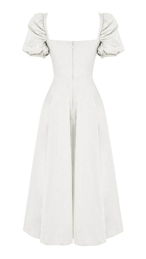 AIIZIE HIGH SPLIT MAXI DRESS IN WHITE - product image