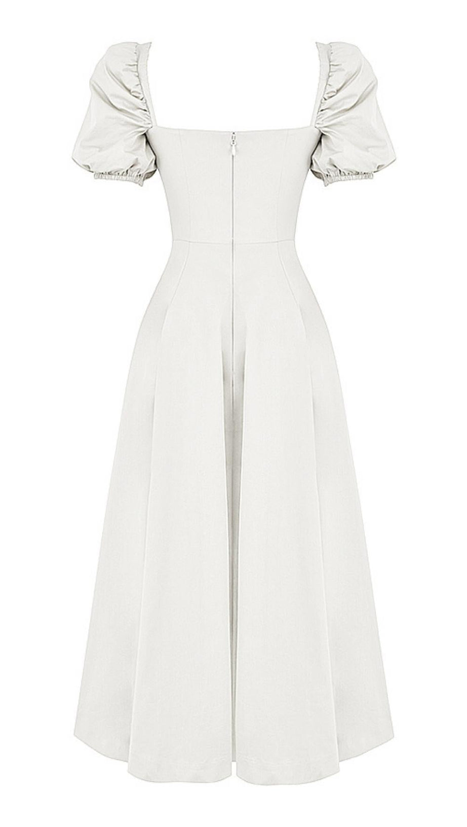 HIGH SPLIT MAXI DRESS IN WHITE