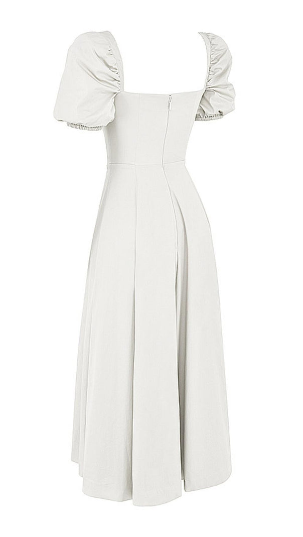 AIIZIE HIGH SPLIT MAXI DRESS IN WHITE - product image