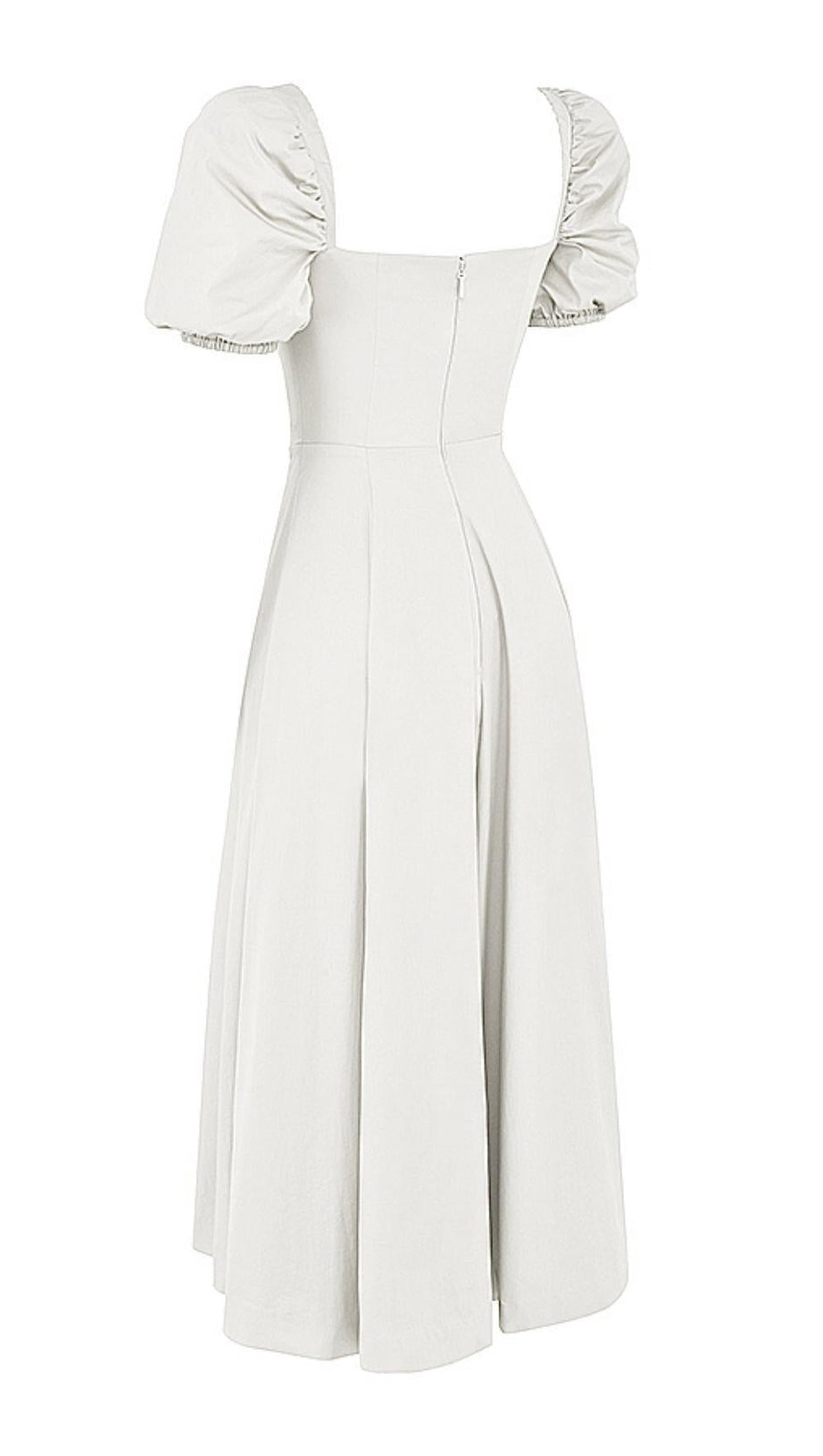 HIGH SPLIT MAXI DRESS IN WHITE