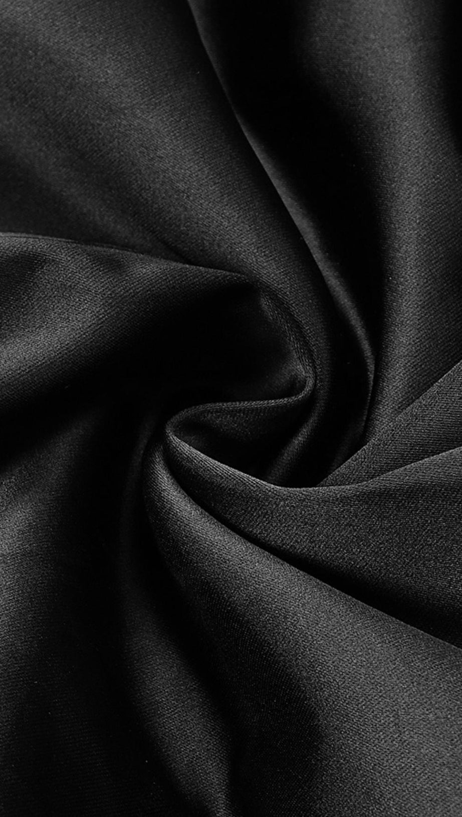 BUBBLE SLEEVE TWO PIECE SUIT IN BLACK