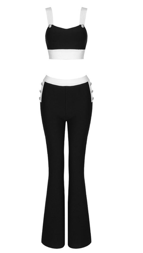 AIIZIE BANDAGE SUIT IN BLACK - product image