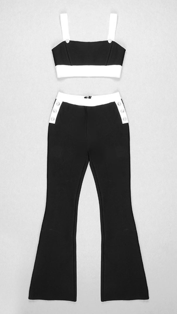 AIIZIE BANDAGE SUIT IN BLACK - product image