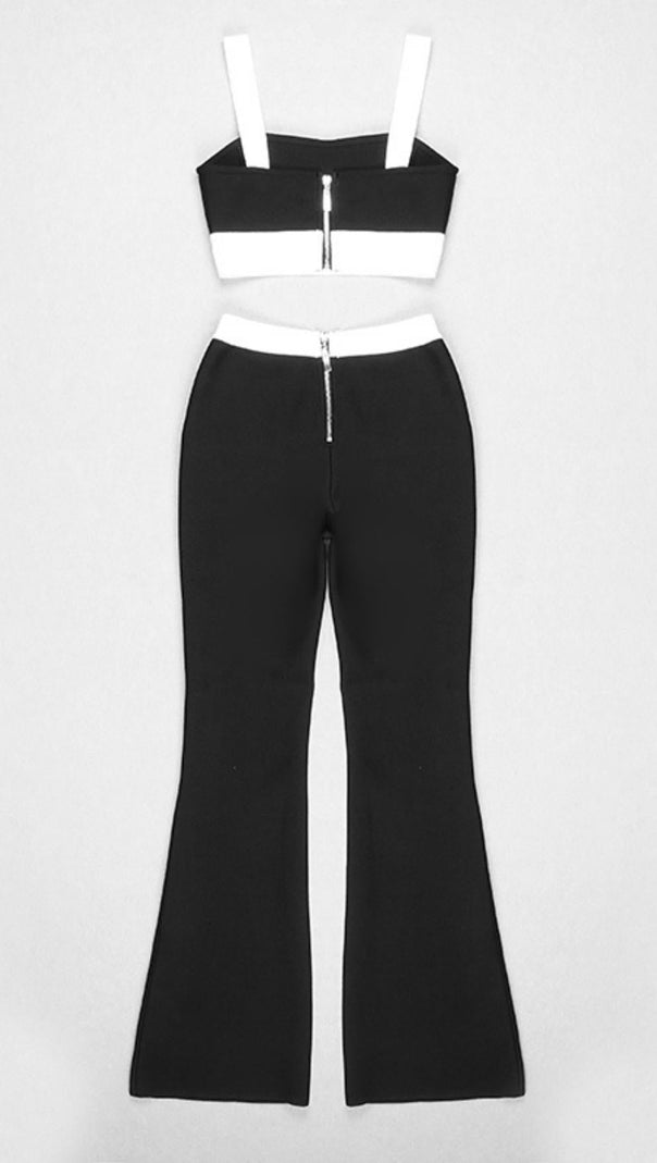 AIIZIE BANDAGE SUIT IN BLACK - product image