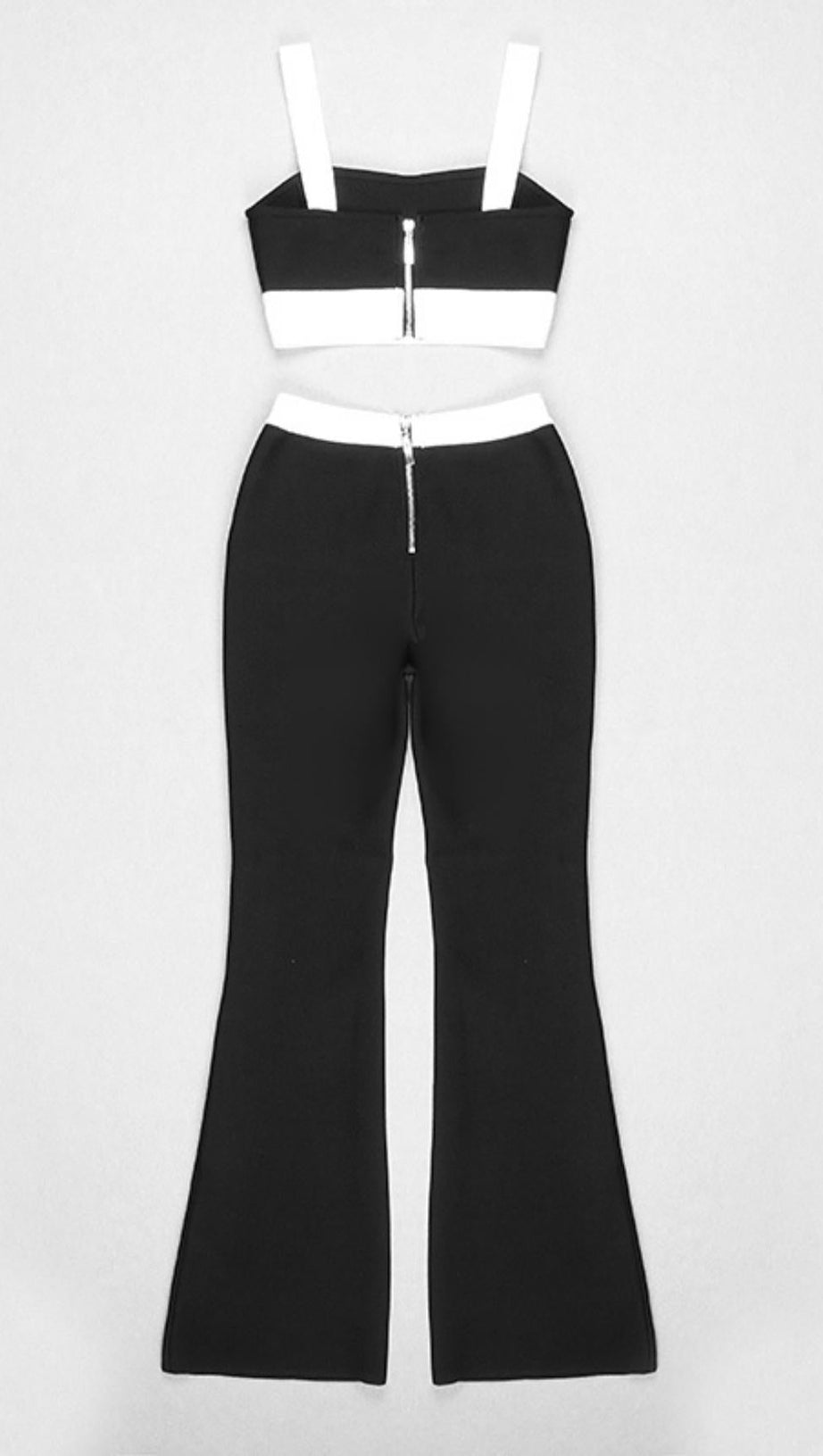 BANDAGE SUIT IN BLACK